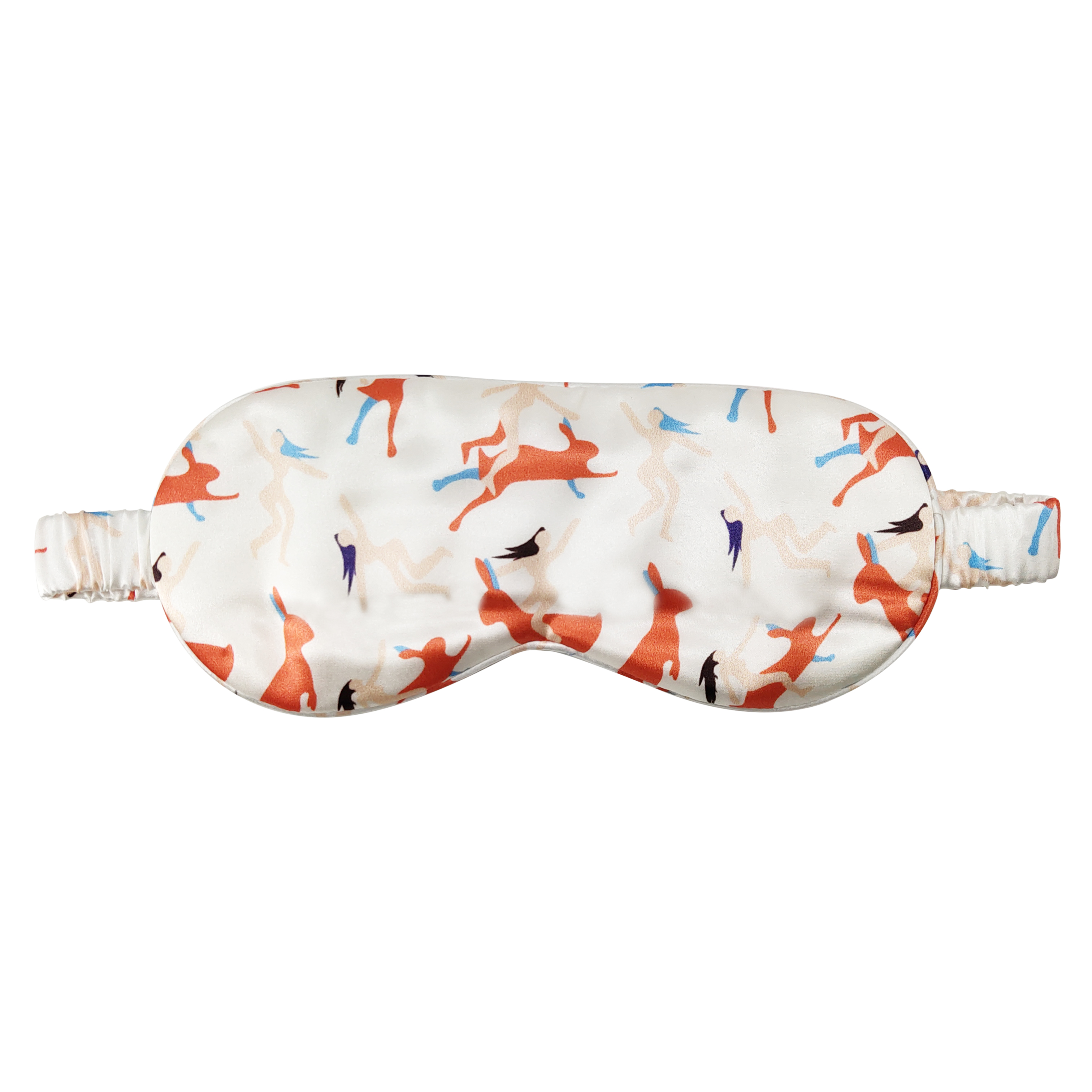 Custom Logo Best Cute Silk Sleep Eye Mask for Side Sleepers Blocks Out