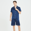 High Quality Custom Short Silk Pajama Sets For Men From Professional Pajama Apparel Manufacturer 