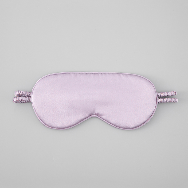 Silk Eye Mask Hyaluronic Acid 100% Mulberry Solid Color Well Coverage Sleeping Eye Mask for Women Wholesale