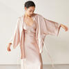6A Grade 16/19/22mm Raw Silk Personalised 2pcs Long Nightgown & Robe Set 