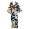 Custom Women's Luxury Mulberry Printed Silk Robes Nightwear 