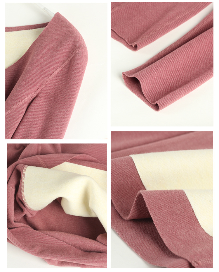 Wholesale Custom Ladies Long Sleeve Base Layer Thermal Underwear Set For Women