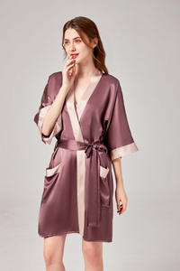 Custom 6A Silk Robe