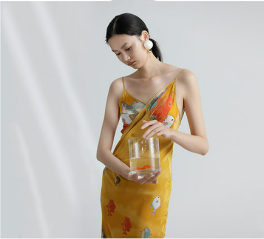 Custom Printed Silk Dresses Product on Beauty Plus Silk Co., Ltd