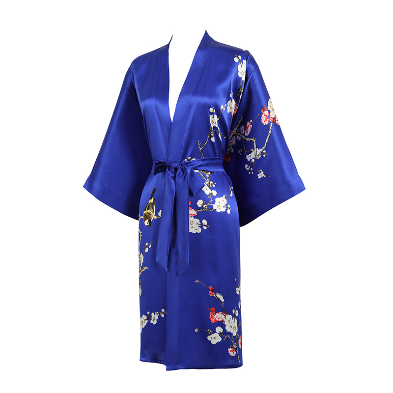 printing silk kimono