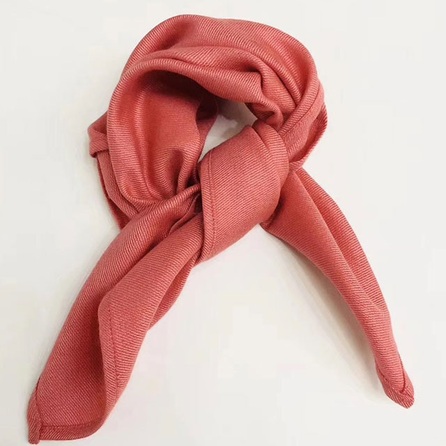 50 Silk 50 Cashmere Blend Small Bandana Solid Color Wholesale Buy