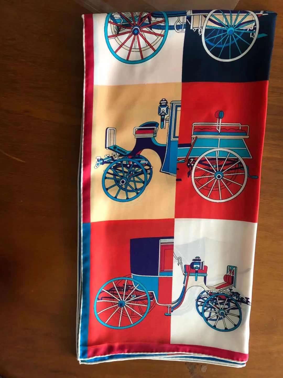 double sided silk scarf 02