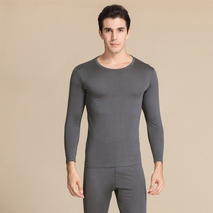 Chinese Supplier Silk Cashmere Thermal Underwear Set Warmth Layer Cloth for Men