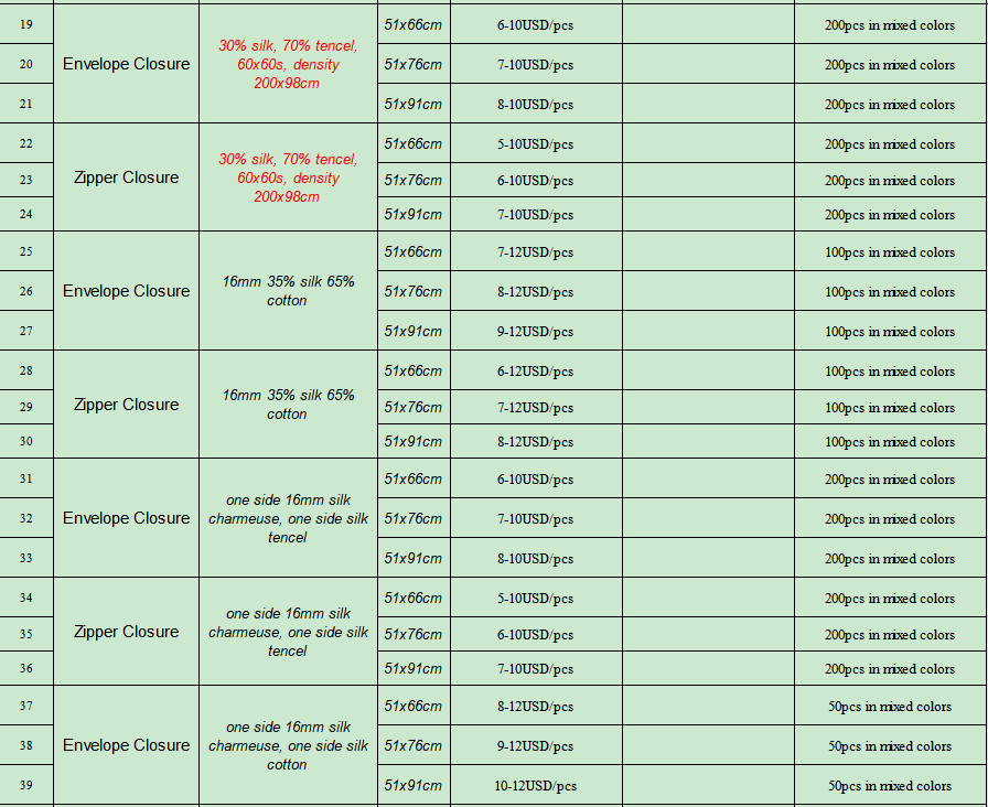 silk pillowcase vendor