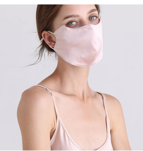 Personalized Reusable OEKO-TEX Certified Pure Mulberry Silk Face Masks with Double Layers